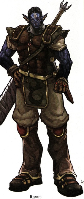The Halfdragon Warrior Ravus