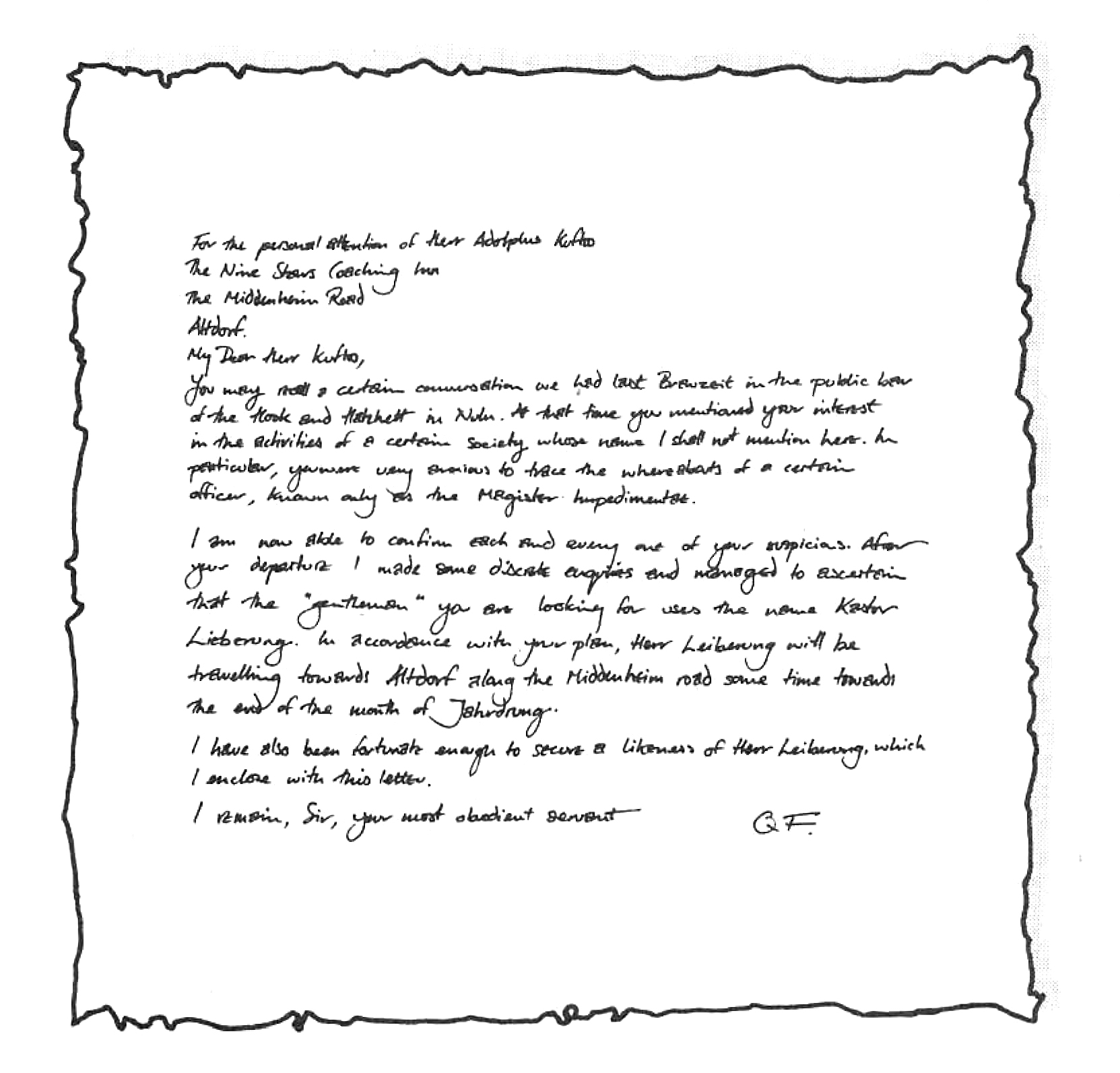 A letter